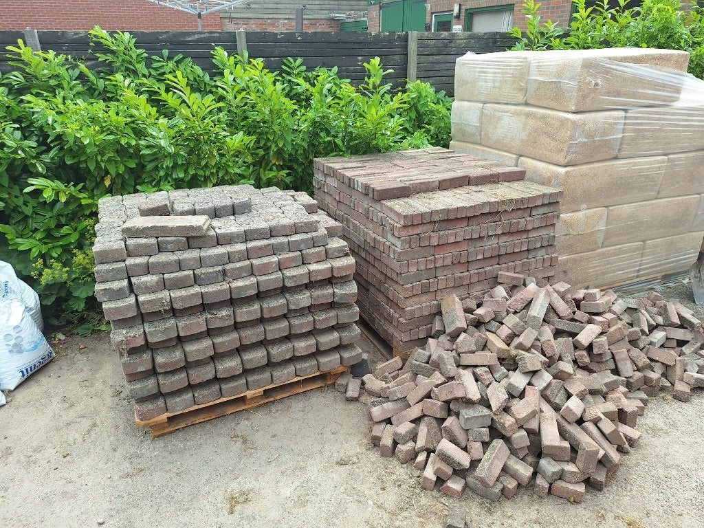 terrasstenen (zie foto), Ophalen, Overige materialen, Gebruikt, Overige typen