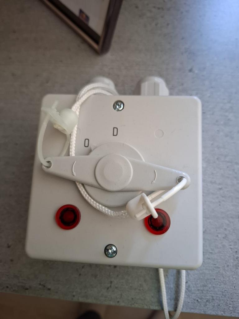 Schakelaar voor wasmachine droger combinatie, Ophalen, Gebruikt