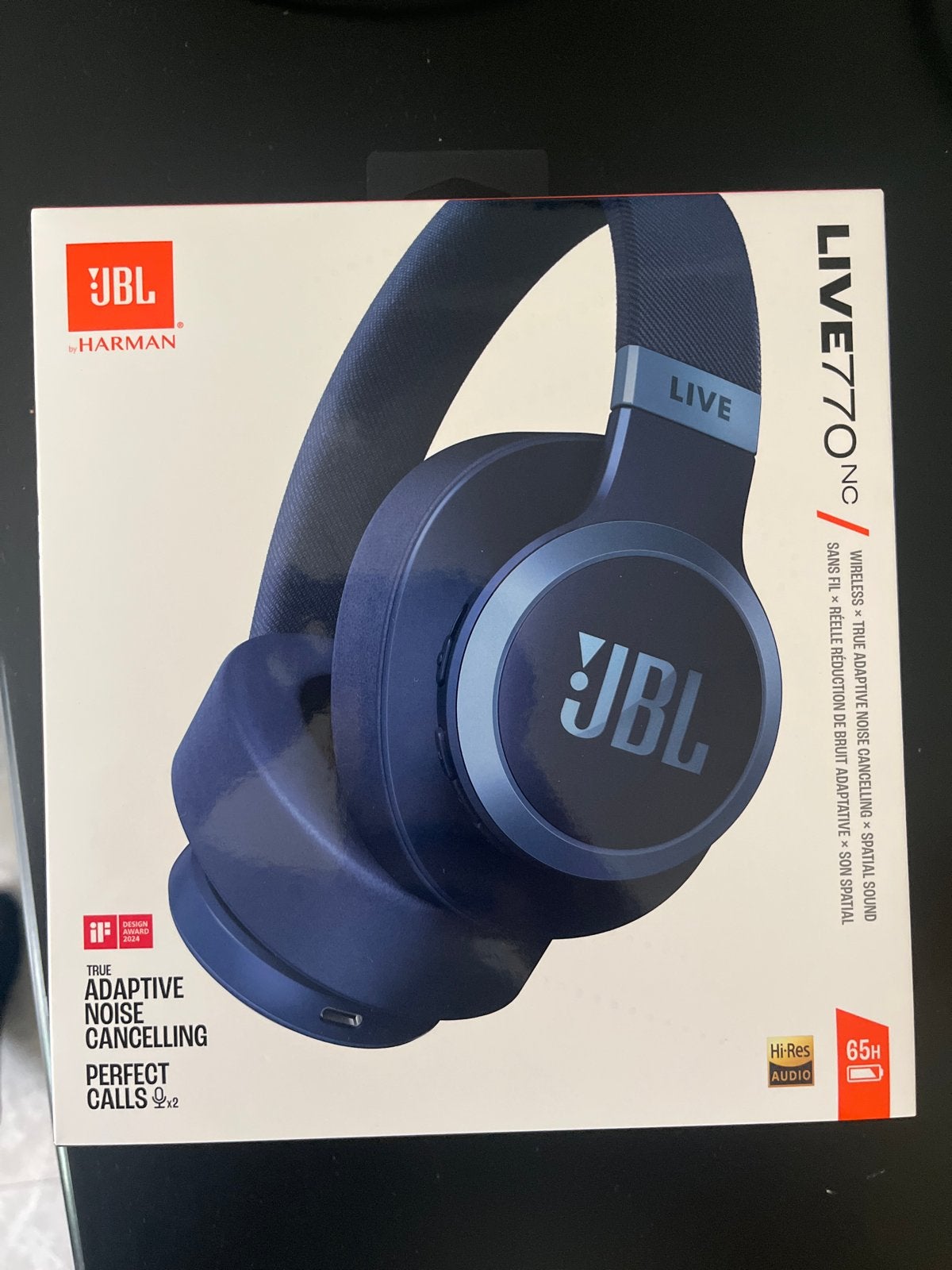 JBL Live 770NC Draadloze Hoofdtelefoon met ANC, Audio, Tv en Foto, Koptelefoons, Overige merken, Nieuw, Ophalen of Verzenden, Over oor (circumaural)
