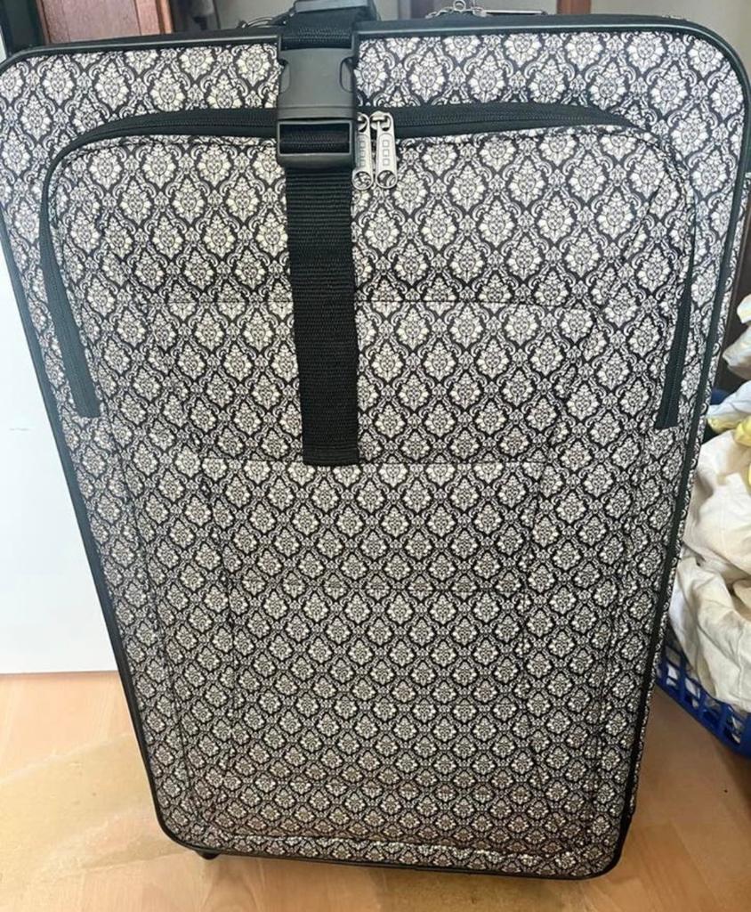 Misako Mina grote rolkoffer met patroon, 60 tot 70 cm, 45 tot 55 cm, Ophalen of Verzenden, Zo goed als nieuw