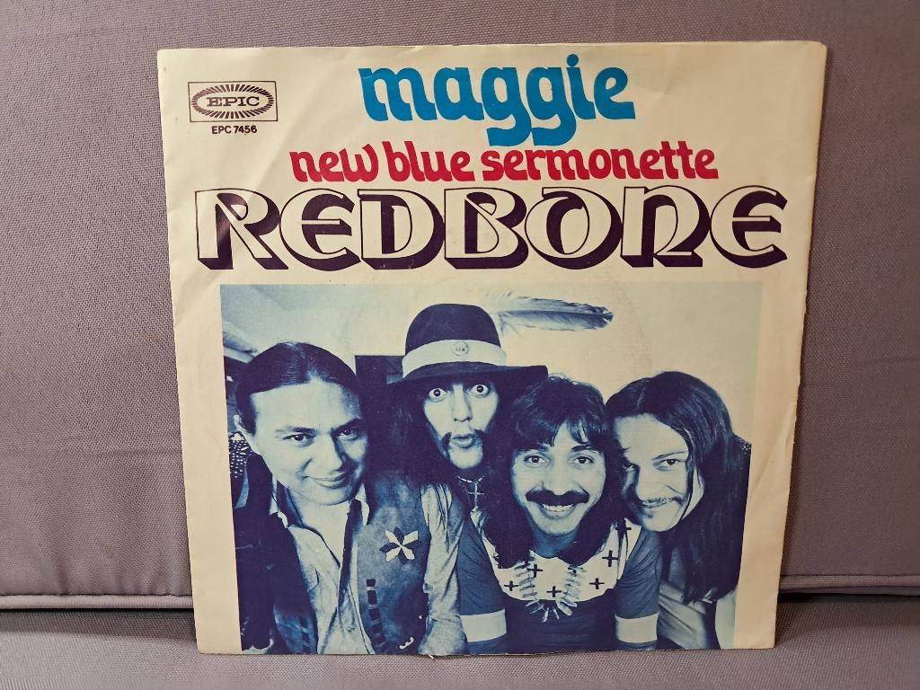 45t. 70's rock. redbone. maggie. ex, Gebruikt, 7 inch, Single, Ophalen of Verzenden