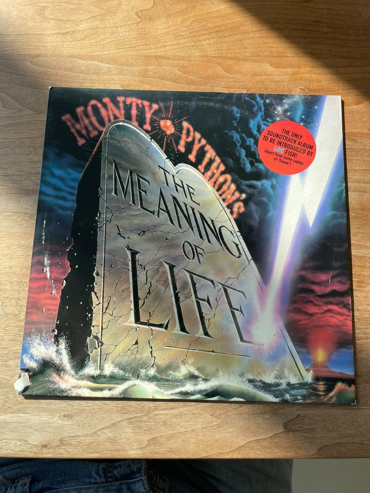 Vinyl LP: Monty Python's The Meaning of Life (1983), LP, Overige genres, Ophalen of Verzenden, Zo goed als nieuw