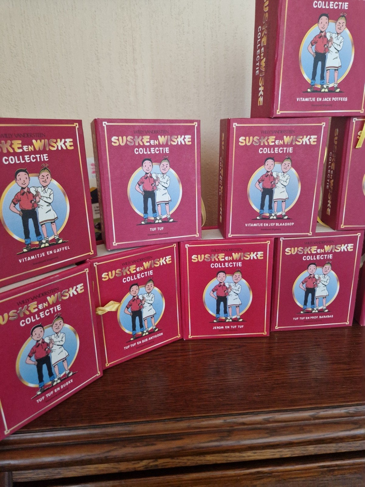Suske en Wiske Schaakstukken Collectie in Originele Doosjes, Ophalen, Zo goed als nieuw