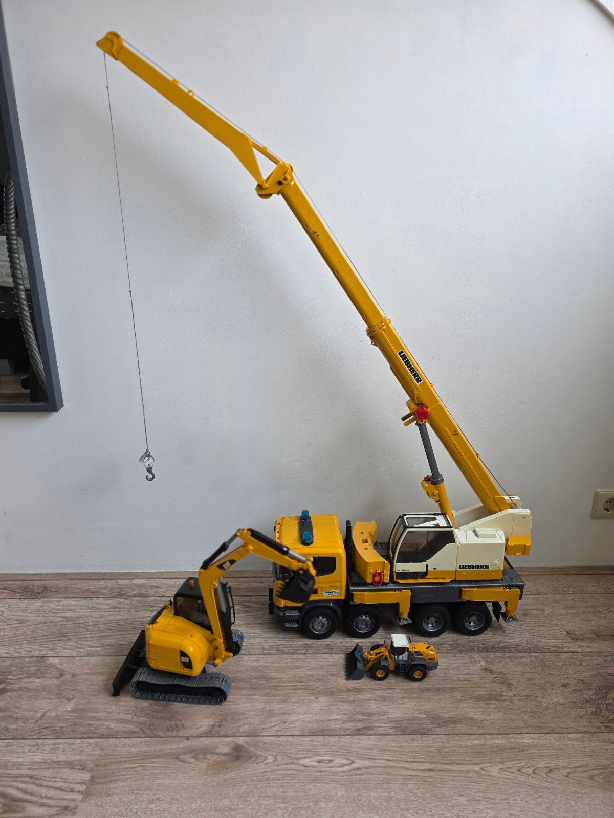 Kraanwagen shovel auto graafmachine, Ophalen
