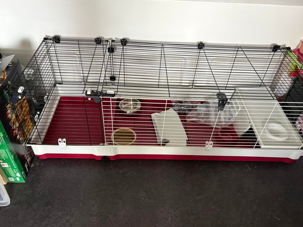 Konijnenhok binnen - 162x60x50 cm, Dieren en Toebehoren, 110 cm of meer, Zo goed als nieuw, Konijn, Hok