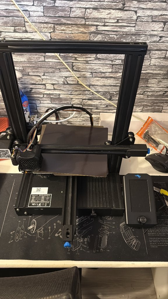 Creality Ender 3 V2 3D Printer, Ophalen, Gebruikt, Filament, Creality