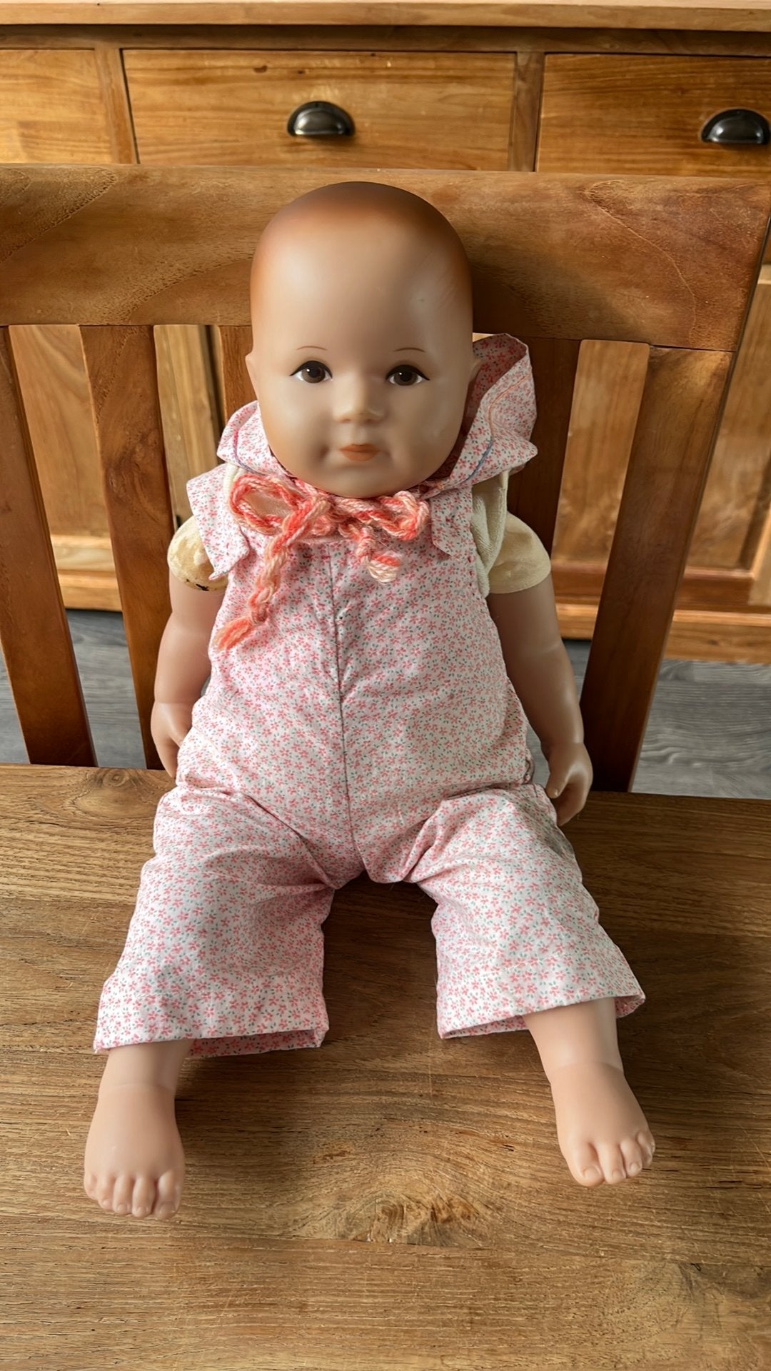 Kathe Kruse baby pop - gewicht van echte baby, Ophalen, Zo goed als nieuw, Babypop