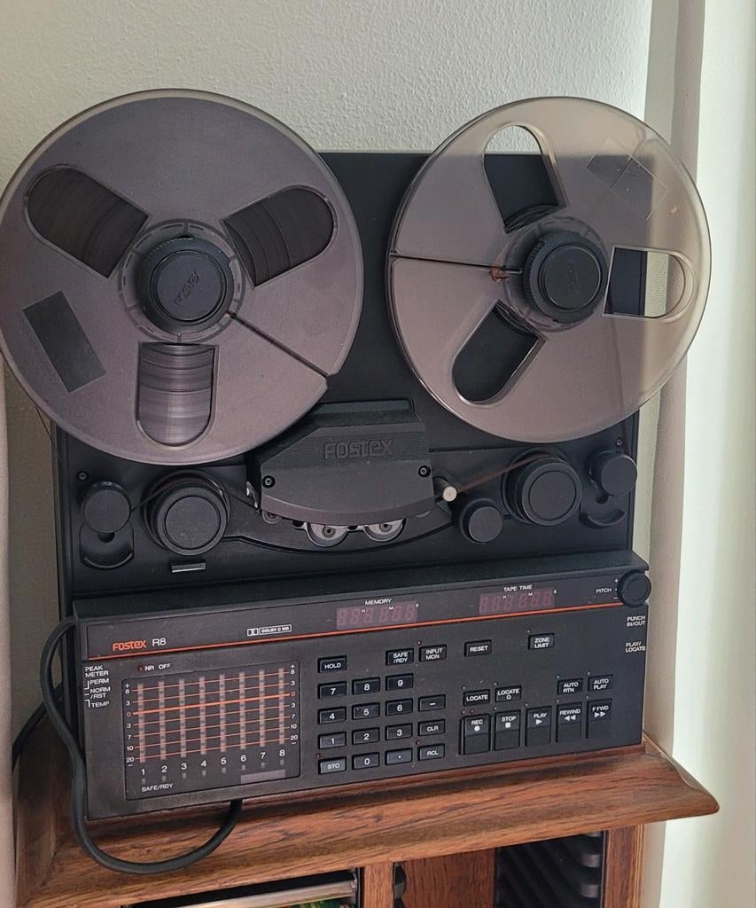 Fostex R8 Bandrecorder - met originele doos, Audio, Tv en Foto, Bandrecorders, Bandrecorder, Met banden, Ophalen