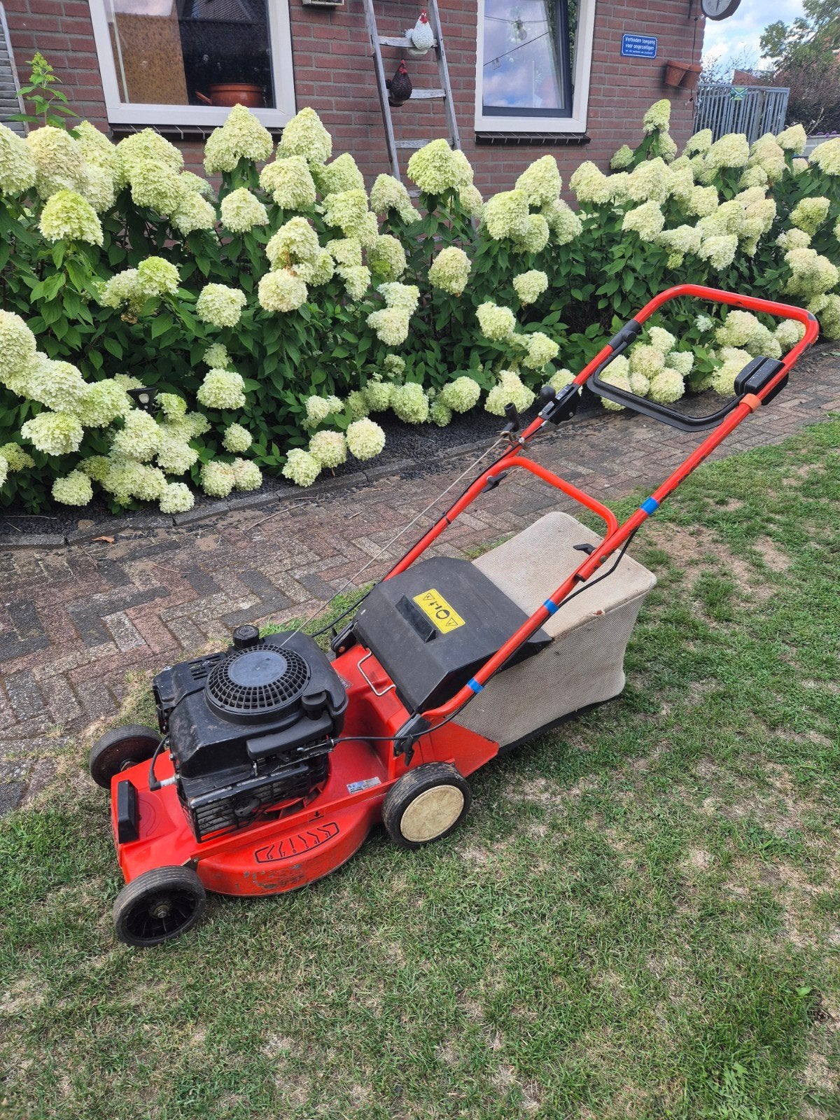 Grasmaaier Sabo met opvang, Tuin en Terras, Grasmaaiers, Ophalen, Gebruikt, -, -