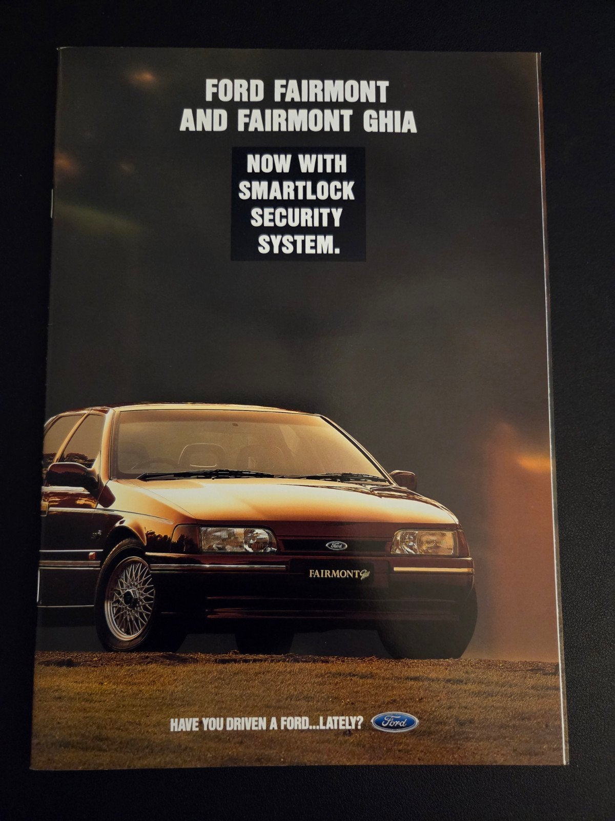 Brochure Ford Fairmont / Fairmont Ghia 1992 Australië, Ophalen of Verzenden, Zo goed als nieuw, Ford