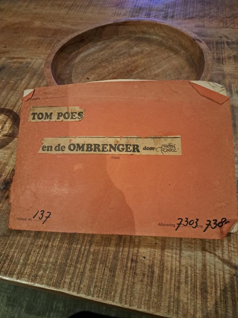 Tom Poes en de Ombrenger, Ophalen of Verzenden, Gelezen