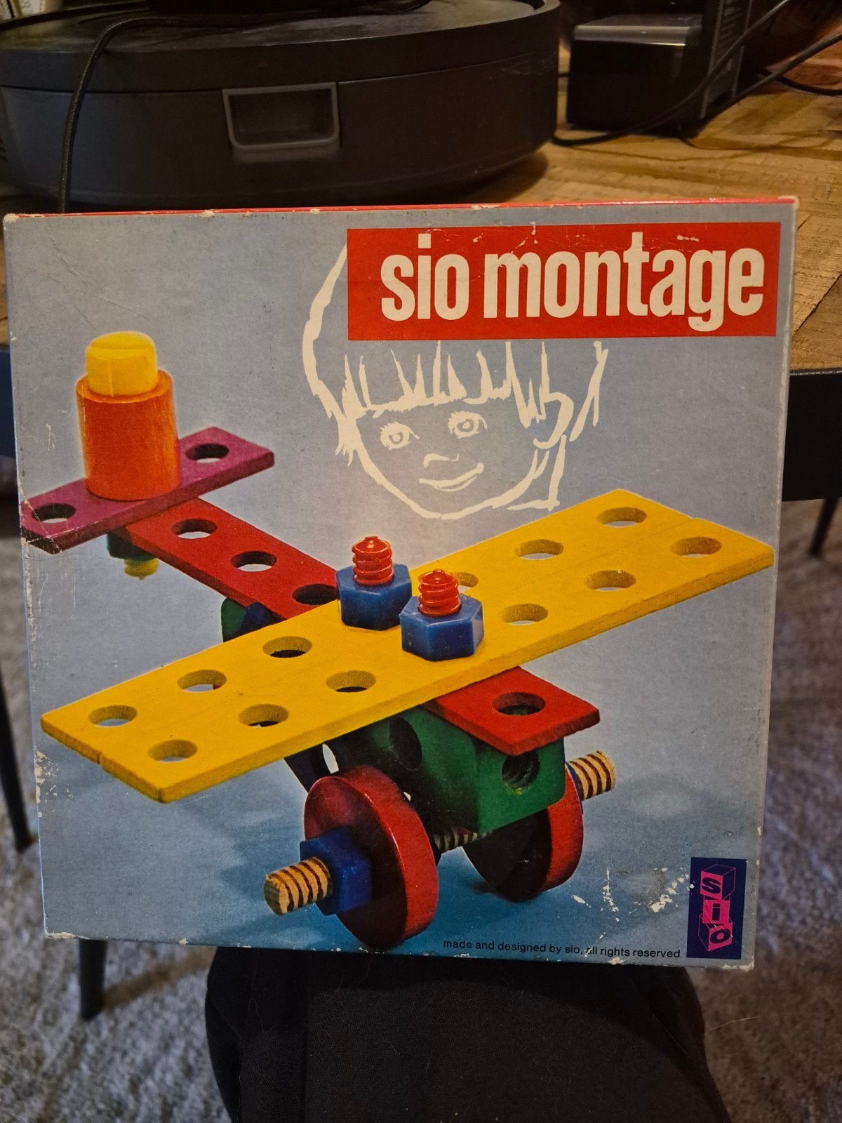 Vintage Sio Montage Vliegtuig Bouwpakket - 1973, Antiek en Kunst, Ophalen of Verzenden