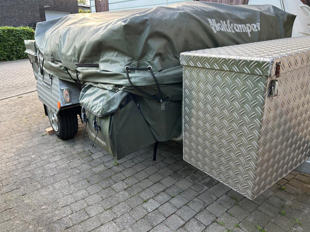 Complete Holtkamper Cocoon Aero MTT +Windforce en kindertent, Ophalen, Aanwezig, Holtkamper, Tot en met 4