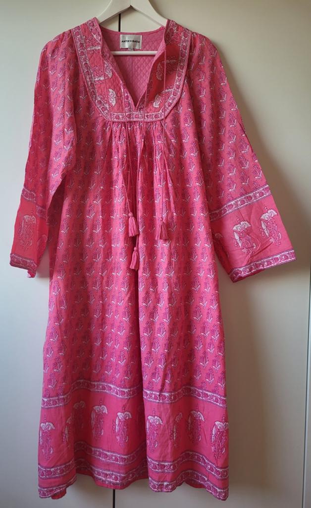 Antik Batik jurk maat 36/38 in nieuwstaat, Ophalen of Verzenden, Zo goed als nieuw, Maat 36 (S), Onder de knie