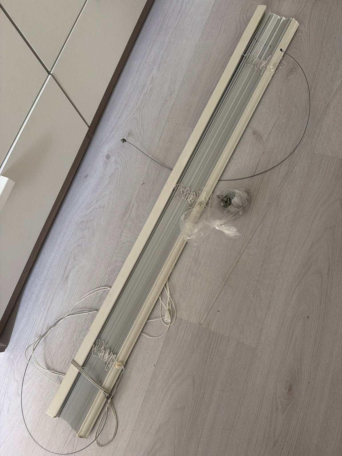 Lamellen voor kantelraam dakraam - wit 116cm breed, Ophalen, Gebruikt, Wit