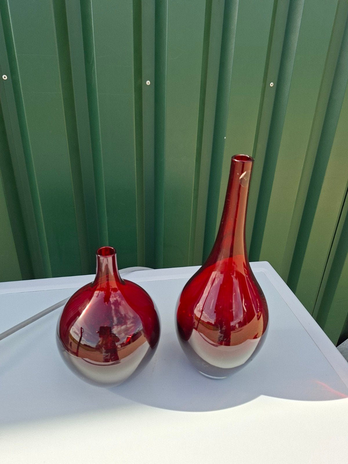 Ikea Salong 16789 vazen 2x rood, Ophalen of Verzenden, X, Rood, X