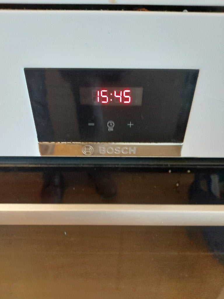Te koop electrische fornuis met oven Bosch, Ophalen, Hete lucht, 60 cm of meer, 4 kookzones