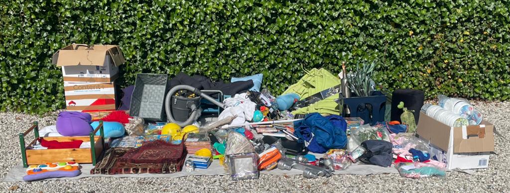 Rommelmarkt spullen Gratis, Ophalen