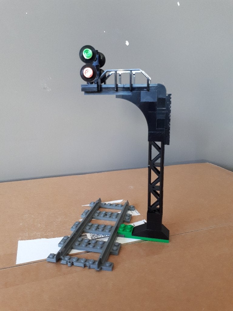 Seinpaal voor Lego City Trein, City, Lego, Ophalen of Verzenden, Complete set