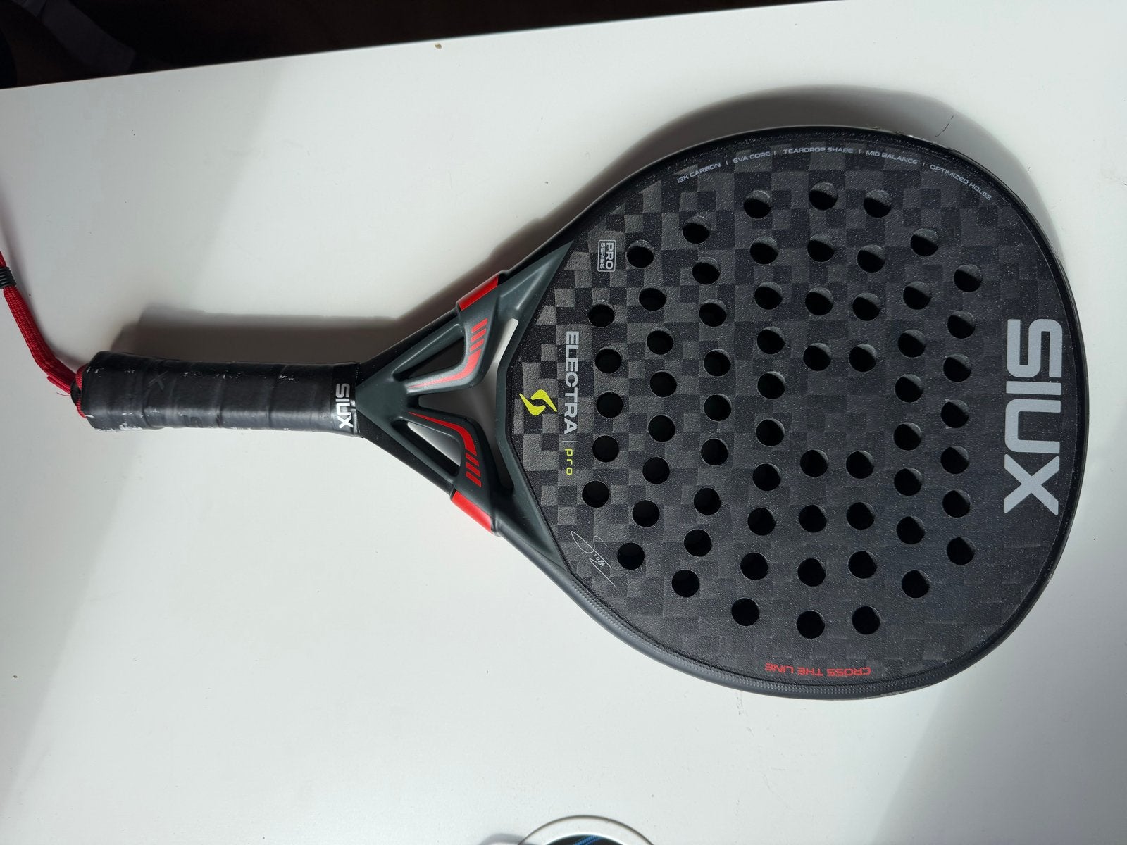 Siux Electra Pro 5 (2026) Padelracket - Zo goed als nieuw, Sport en Fitness, Padel, Ophalen of Verzenden, Zo goed als nieuw, Padelracket