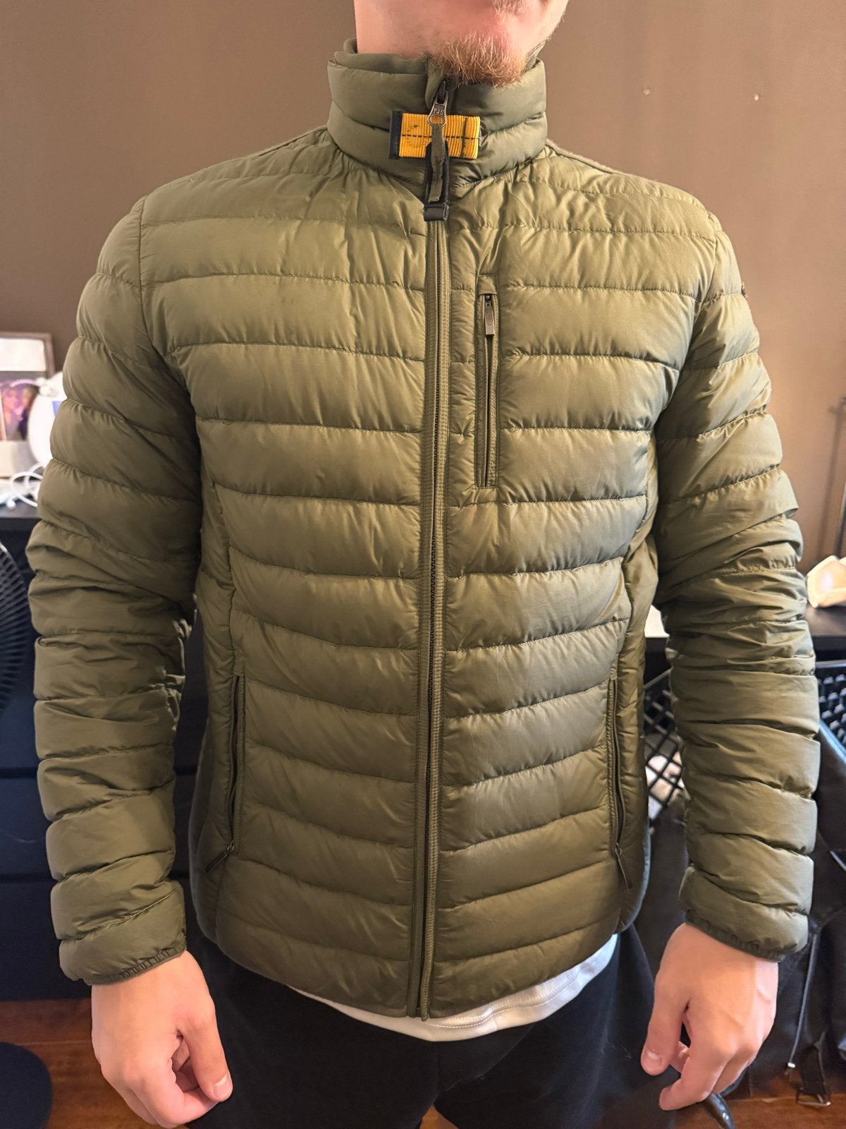 Parajumpers jas - Kindermaat L (volwassen M), Ophalen of Verzenden, Gedragen, Maat 48/50 (M), Groen