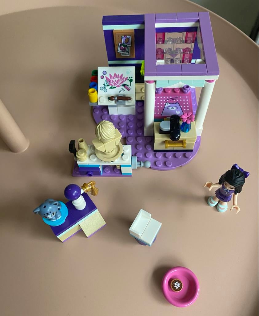 LEGO Friends 41342 Emma's Slaapkamer Set, Friends, Ophalen of Verzenden, Zo goed als nieuw, Complete set