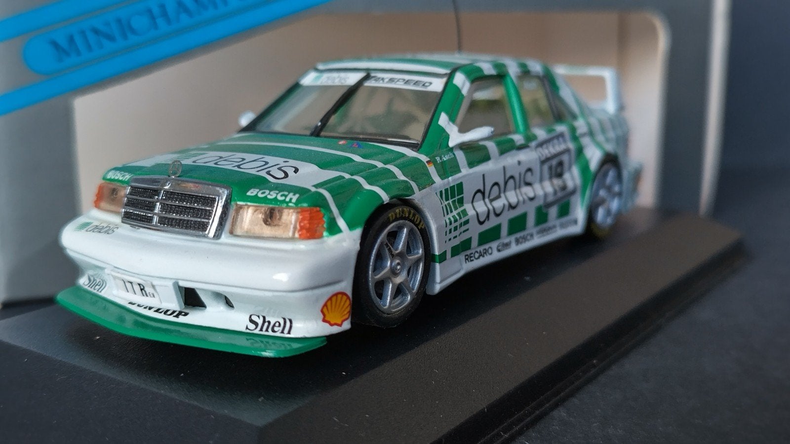 Mercedes Benz 190 Evo 2 Snobeck Asch 1:43 Minichamps Pol, Auto, Verzenden, ., Nieuw