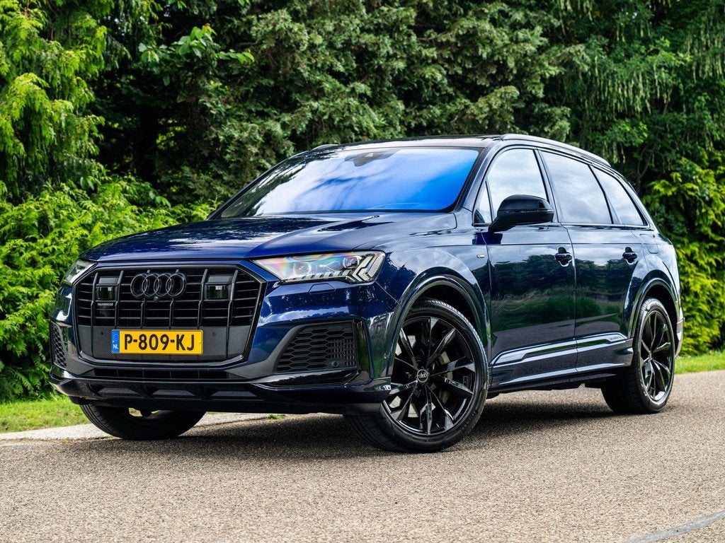 Audi Q7 55 TFSI Quattro S Line Pano B&O ACC, Auto's, Audi, Bedrijf, Te koop, Q7, 4x4, ABS, Achteruitrijcamera, Adaptive Cruise Control