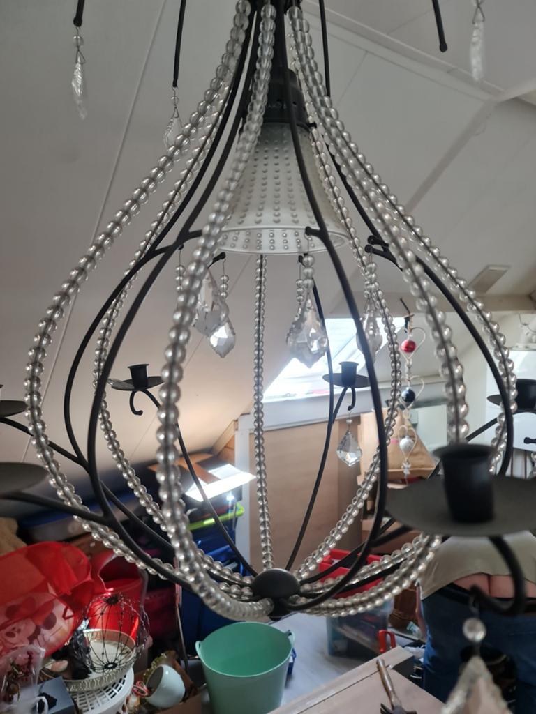 Kroonluchter lamp, Ophalen
