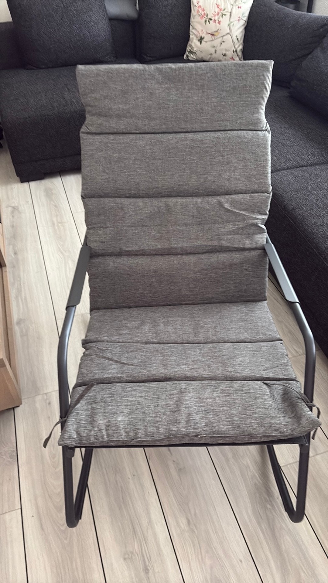 Schommelstoel / loungestoel / tuinstoel 2 x, Ophalen of Verzenden, Zo goed als nieuw