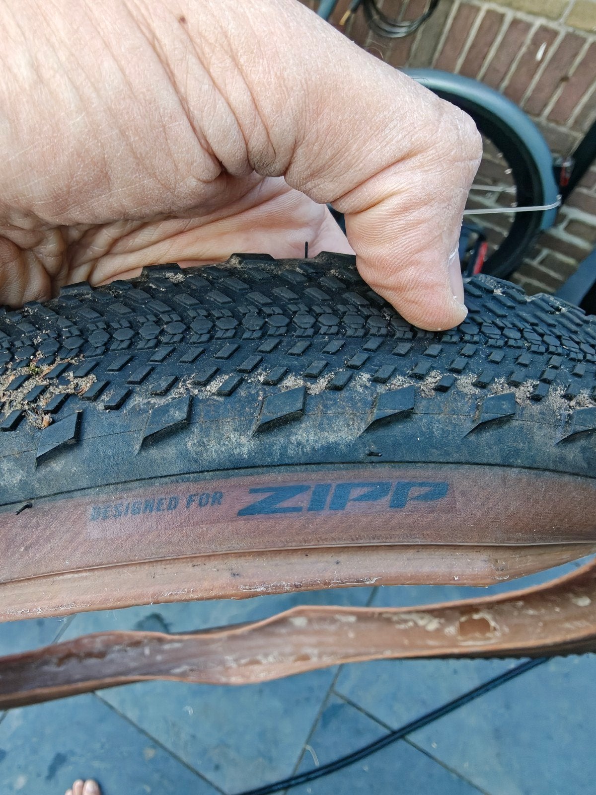 Goodyear Inter XPLR banden 45x622 - Gebruikt, goed profiel, Gebruikt, Band, Ophalen of Verzenden, Racefiets