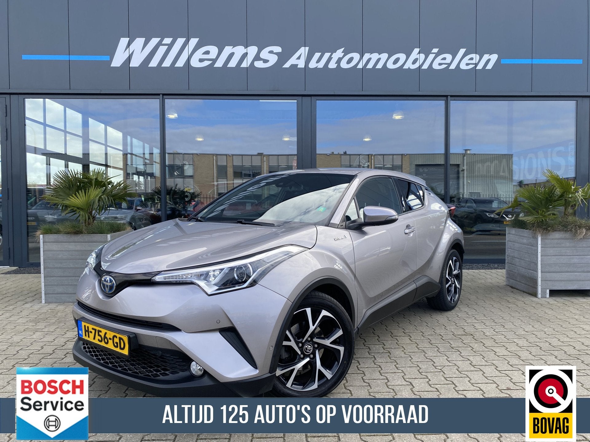 Toyota C-HR 1.8 Hybrid Dynamic Trekhaak, Winterpakket & Adap, Auto's, Toyota, Stof, 4 cilinders, Met garantie (alle), 98 pk