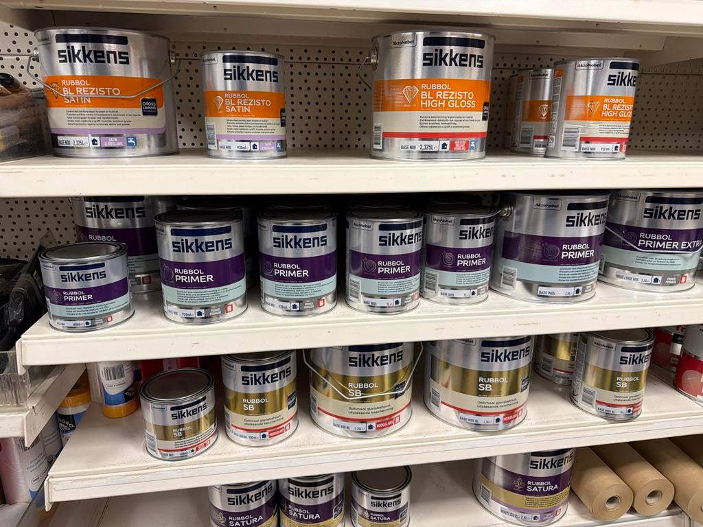 Sikkens Verf Uitverkoop - Vanaf 
€30/liter (excl. BTW), Hobby en Vrije tijd, Schilderen, Nieuw, Ophalen of Verzenden