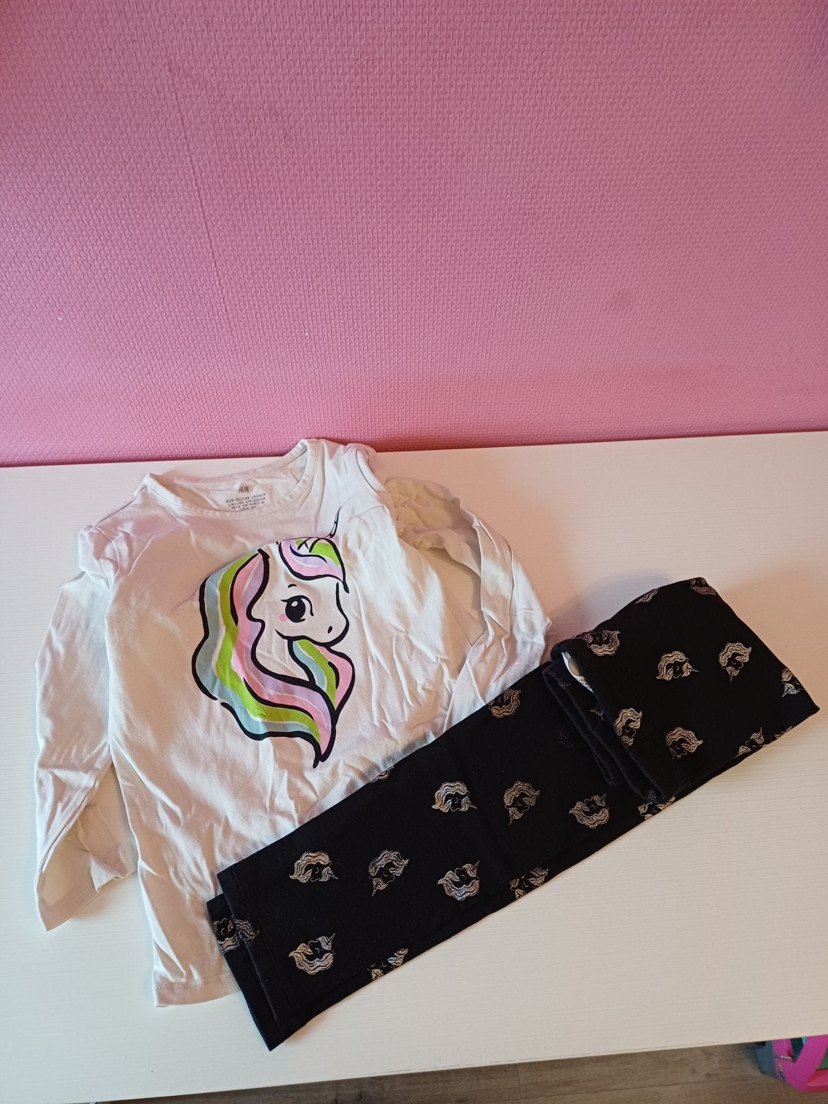 Setje van H&M, maat 122, Gebruikt, Meisje, H&M, Ophalen of Verzenden