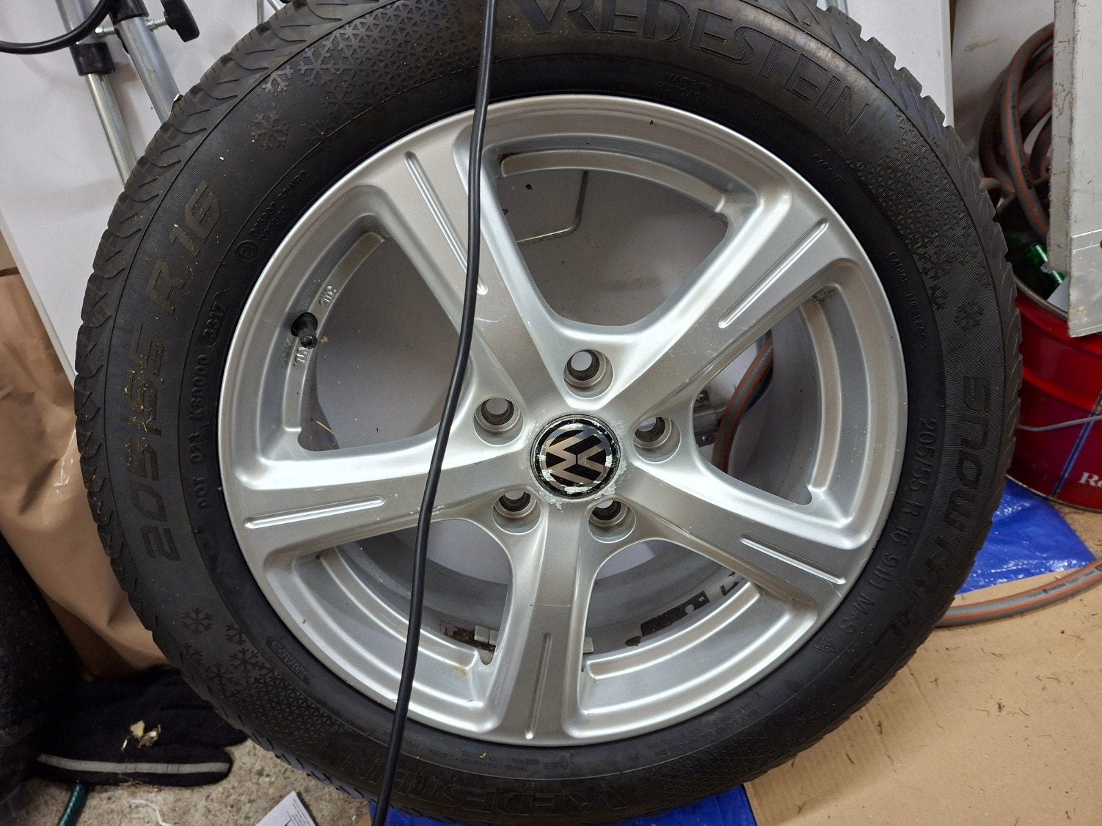 Vredestein Snowtrac  winterband met velg - 205/55 R16, Ophalen, Gebruikt