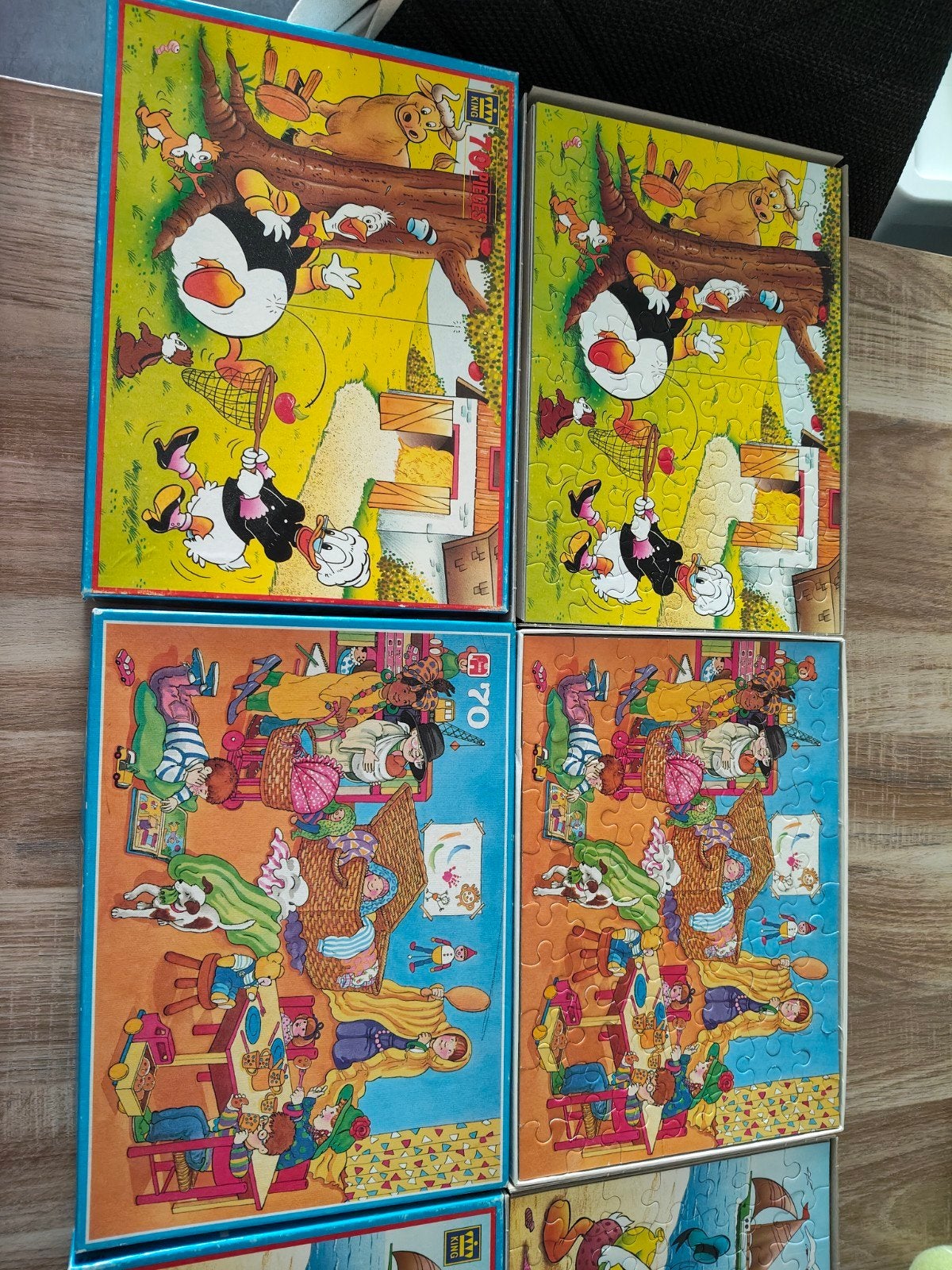 Diverse Legpuzzels: Zebra, Donald Duck, Maja de Bij en meer, Ophalen, Minder dan 500 stukjes, Gebruikt, Legpuzzel