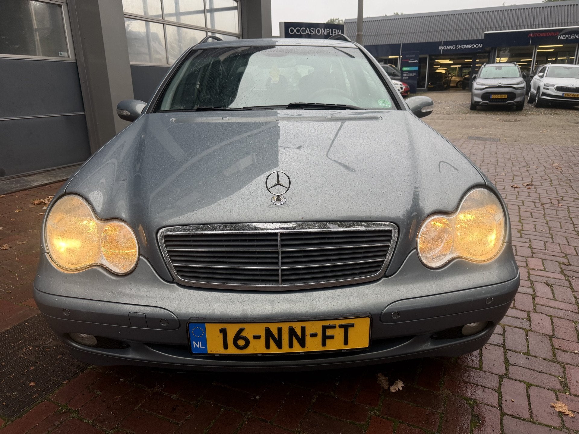 Mercedes-Benz C-Klasse Combi 180 K. Classic Automaat,Trekhaa, Automaat, Dealer onderhouden, Zwart, 1796 cc