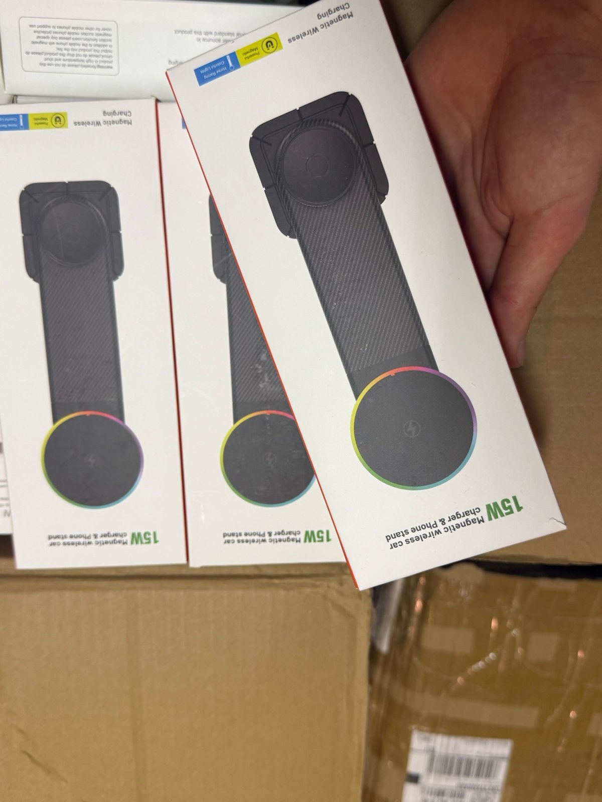 Telefoonhouder auto draadloos opladen - 50 stuks -, Ophalen of Verzenden, Nieuw