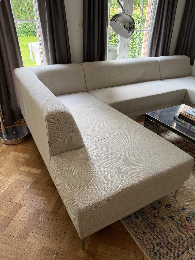 Florezzi design hoekbank U-vorm – 340 cm, Ophalen, Gebruikt, Hoekbank, 300 cm of meer
