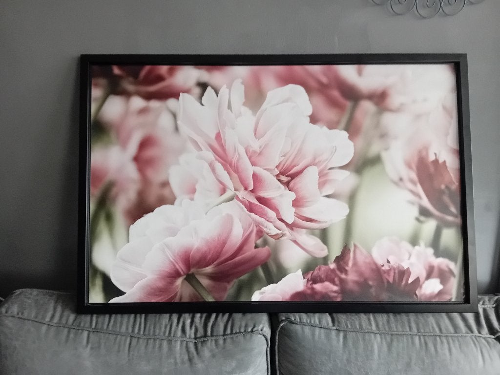 Schilderij bloemen, Huis en Inrichting, Woonaccessoires | Schilderijen, Tekeningen en Foto's, Ophalen, Zo goed als nieuw, Schilderij