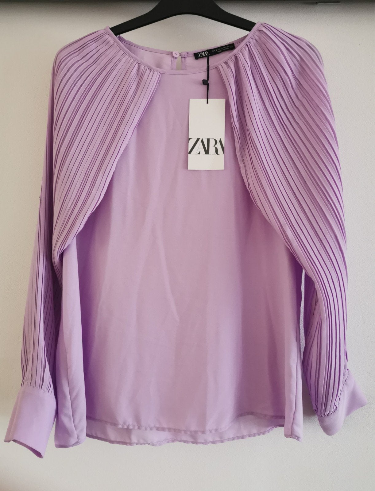 ZARA lila blouse mt. L, Kleding | Dames, Blouses en Tunieken, Verzenden, Zara, Paars, Maat 42/44 (L)
