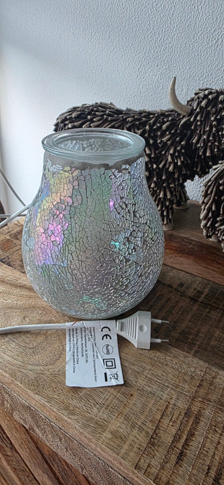 Scentsy Warmer - Mozaïek Glas, Ophalen, Meerkleurig, Zo goed als nieuw, Modern