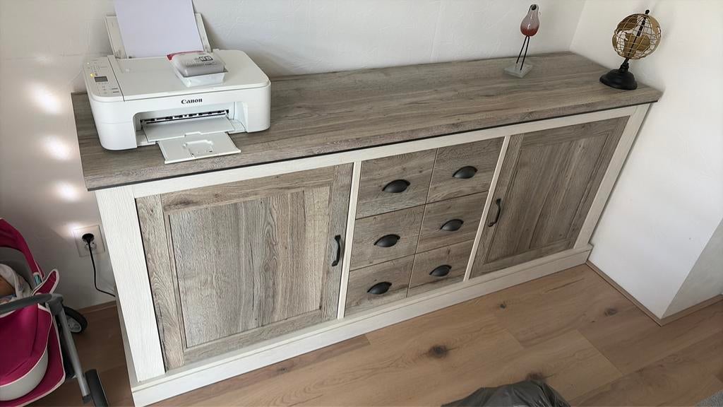 Dressoir, Ophalen, Zo goed als nieuw, 25 tot 50 cm, 200 cm of meer