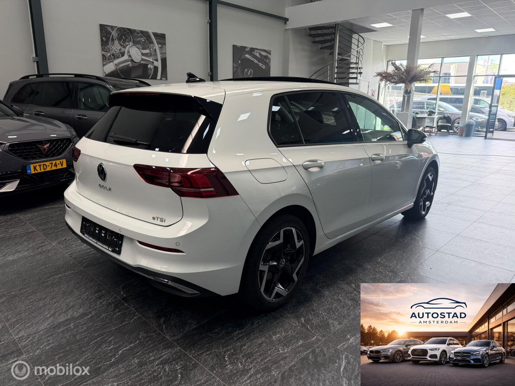 Volkswagen GOLF 1.5 E TSI GOAL EDITION PANORAMA, Dealer onderhouden, Stof, Gebruikt, Zwart