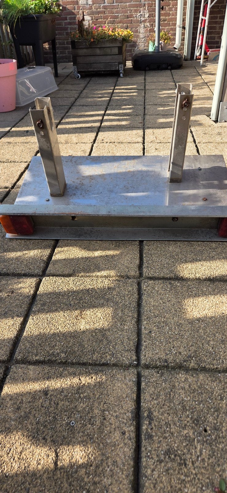 Opvouwbaar rolstoelrek voor transport, Ophalen, Gebruikt
