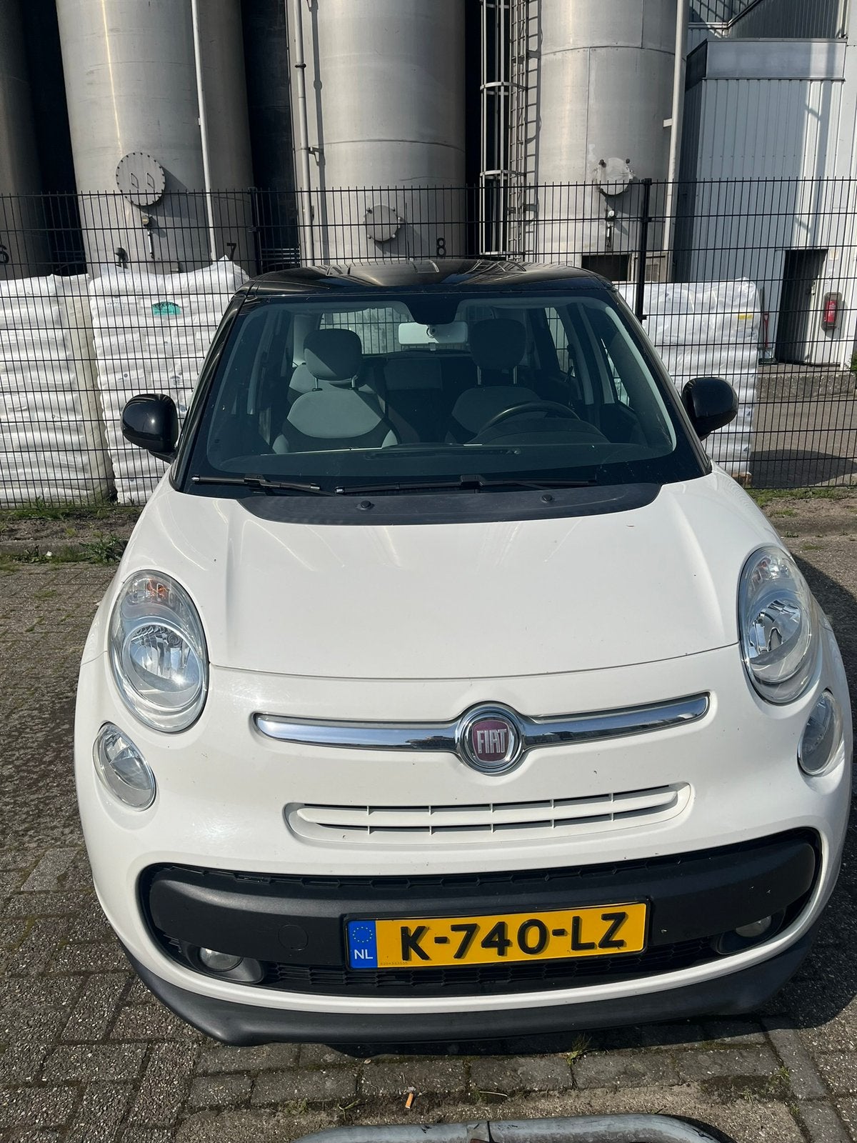 Fiat 500L 1.4 16V 2013 Wit, Auto's, Voorwielaandrijving, 400 kg, Wit, Handgeschakeld