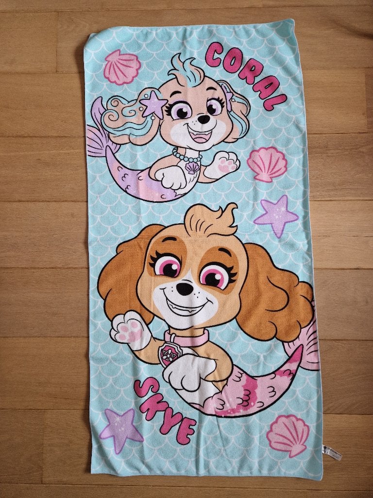 Handdoek Paw Patrol, Skye, 60x120 cm, Gebruikt, Meisje, One size, Ophalen of Verzenden