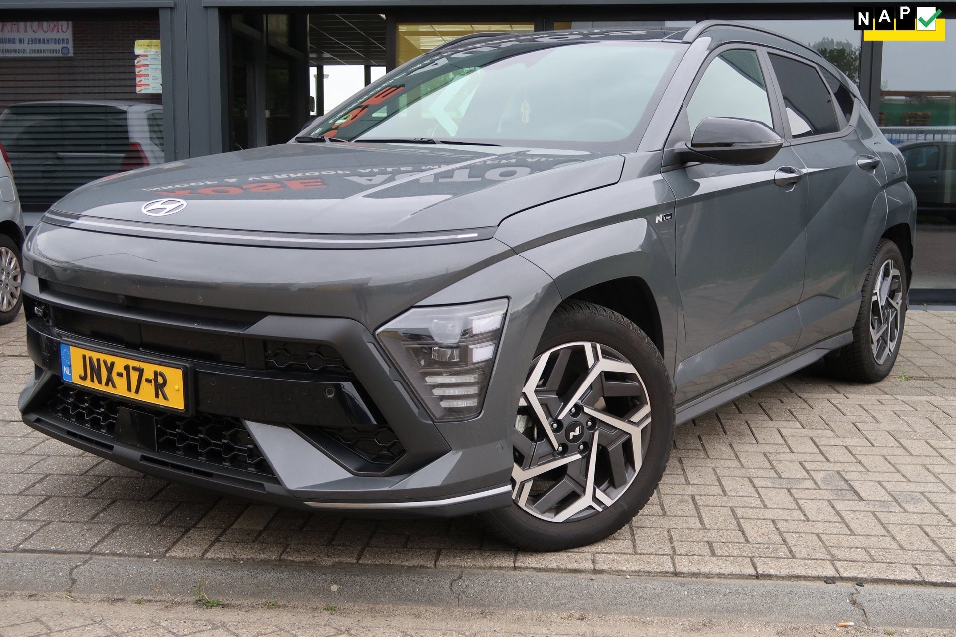 Hyundai KONA 1.6 GDI HEV N Line Sky *Rijklaarprijs *1e Eigen, Gebruikt, 1110 kg, Bedrijf, 22 km/l