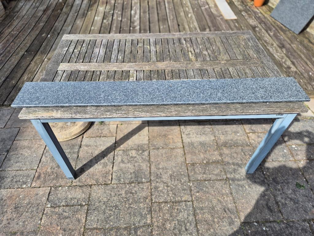 Vensterbank  composiet gemeleerd zwart 160 x 20 cm/20mm dik, Ophalen, Hardsteen, Vensterbanken, Zo goed als nieuw