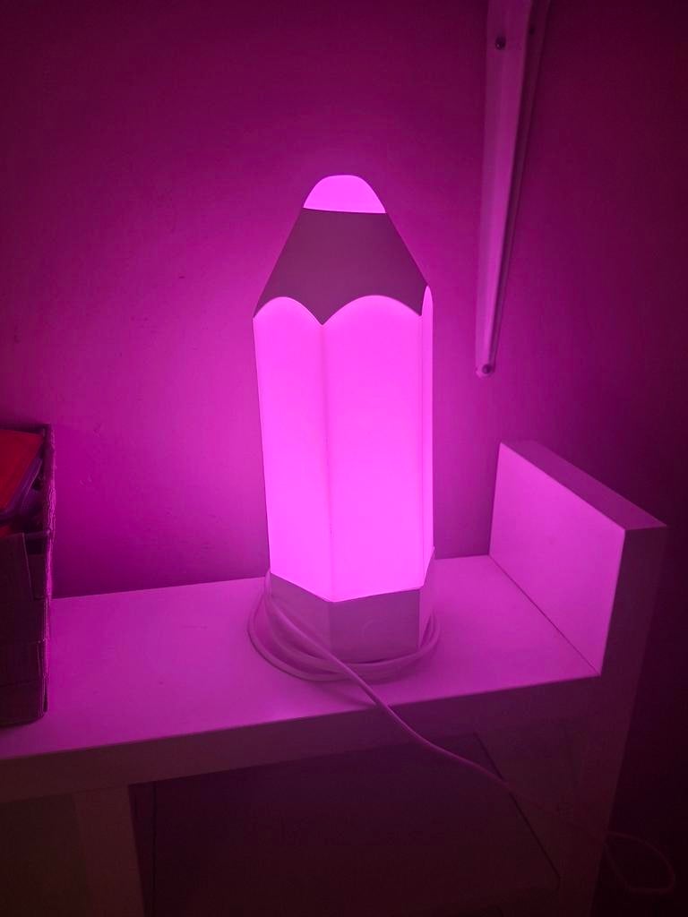 Potlood lamp ikea, Huis en Inrichting, Lampen | Tafellampen, Ophalen of Verzenden, Zo goed als nieuw, Minder dan 50 cm